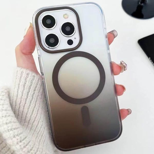 Чохол TPU+PC Phantom with MagSafe для Apple iPhone 16 Pro (6.3") Grey 355782 фото