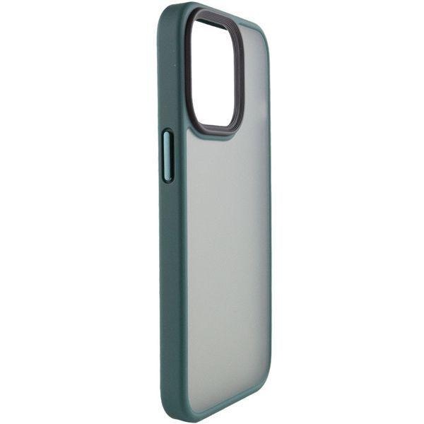 TPU+PC чохол Metal Buttons для Apple iPhone 15 Pro Max (6.7") Зелений 275291 фото