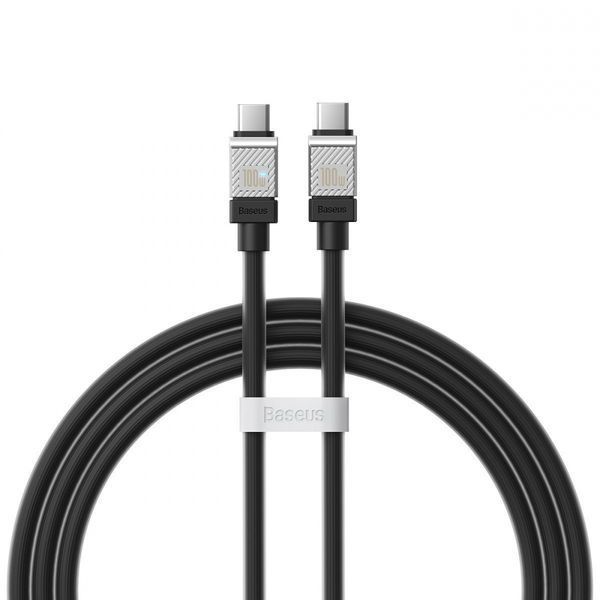 Кабель Baseus CoolPlay Series Type-C To Type-C 100W (1m) CAKW000201 Black 275978 фото