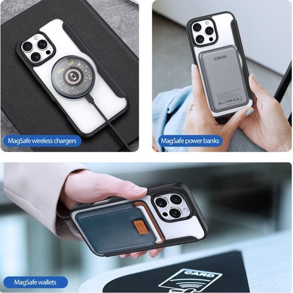 Чохол-книжка Dux Ducis Skin X Pro with MagSafe для Apple iPhone 16 Pro (6.3") Black 322711 фото