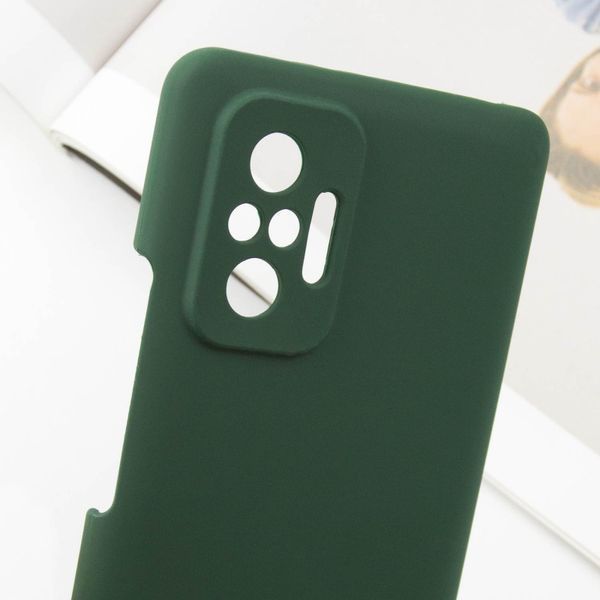 Чохол Silicone Cover Lakshmi Full Camera (AAA) для Xiaomi Redmi Note 10 Pro / 10 Pro Max Зелений / Cyprus Green 271826 фото