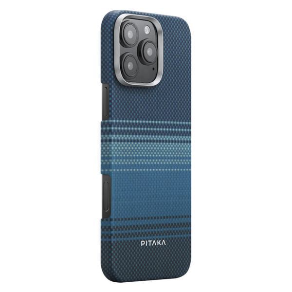 Чохол-накладка iPhone 16 Pro Max Pitaka Tactile Woven Case Moonrise (KI1601MOM) 377916 фото