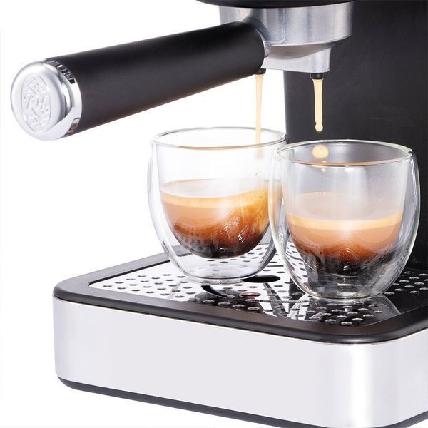 Кавоварка Russell Hobbs ріжкова Distinctions 1.1л, мелена + чалди, чорно-сріблястий (26450-56) 363834 фото