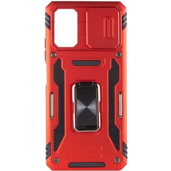 Ударостійкий чохол Camshield Army Ring для Xiaomi Poco X5 Pro 5G / Note 12 Pro 5G Червоний / Red 271456 фото