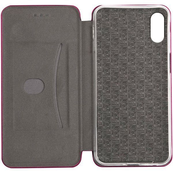 Шкіряний чохол-книжка Classy для Apple iPhone XR (6.1") Бордовий 393958 фото