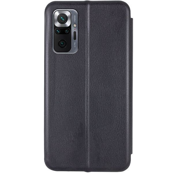 Шкіряний чохол (книжка) Classy для Xiaomi Redmi Note 10 Pro / 10 Pro Max Чорний 239329 фото