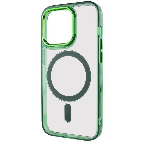 Чохол TPU Iris with MagSafe для Apple iPhone 14 Pro (6.1") Зелений 272157 фото