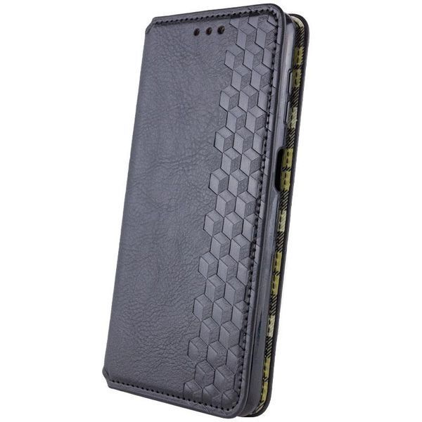 Шкіряний чохол-книжка GETMAN Cubic (PU) для Samsung Galaxy A17 5G Чорний 391244 фото