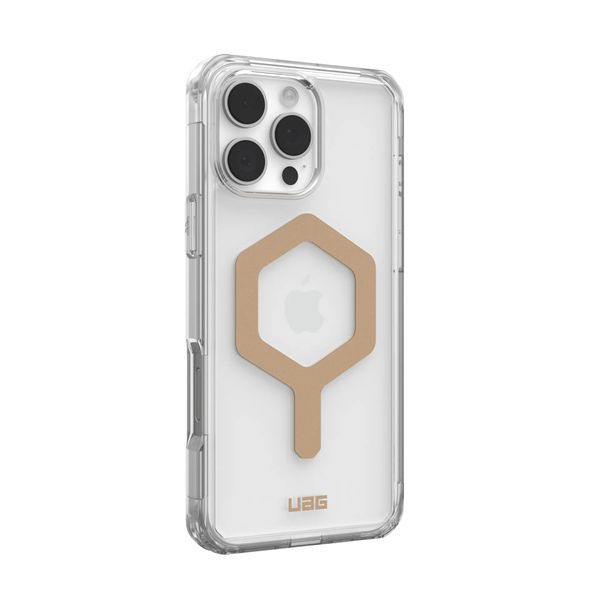 Чохол UAG для iPhone 16 Pro Max, Plyo Magsafe, Ice/Gold (114481114381) 363787 фото