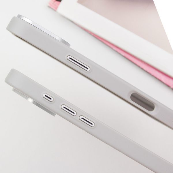 Чохол PC+Leather SGP with MagSafe для Apple iPhone 16 Plus (6.7") Grey 322300 фото