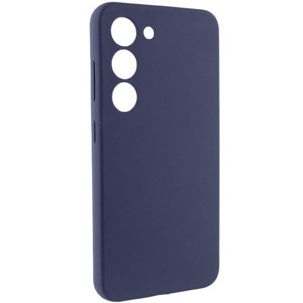 Чохол Silicone Cover Lakshmi Full Camera (AAA) для Samsung Galaxy S24 Темно-синій / Midnight blue 286895 фото