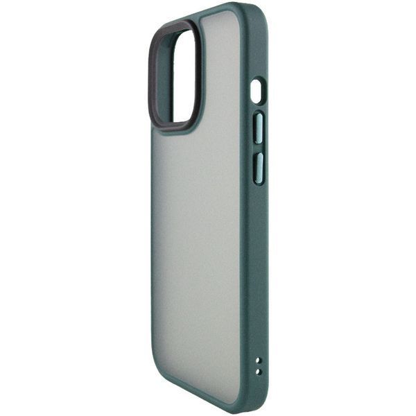 TPU+PC чохол Metal Buttons для Apple iPhone 13 Pro Max (6.7") Зелений 217600 фото