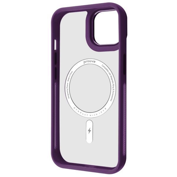 Чохол Proove Clear Essence Case with Magnetic Ring iPhone 17 deep purple (PCCEIP170004) 392458 фото