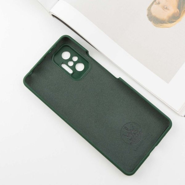 Чохол Silicone Cover Lakshmi Full Camera (AAA) для Xiaomi Redmi Note 10 Pro / 10 Pro Max Зелений / Cyprus Green 271826 фото