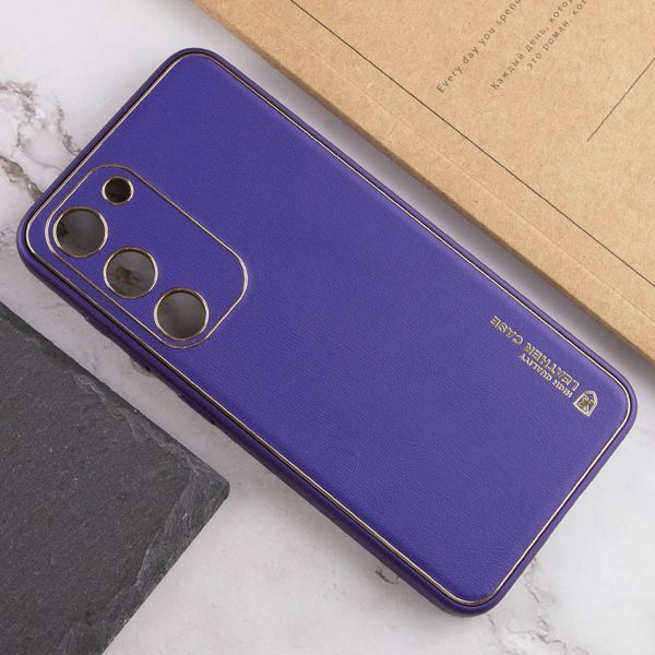 Шкіряний чохол Xshield для Samsung Galaxy S23+ Фіолетовий / Ultra Violet 265092 фото