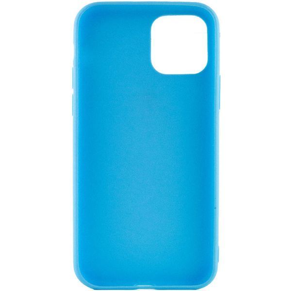 Силіконовий чохол Candy для Apple iPhone 12 Pro Max (6.7") Блакитний 201845 фото