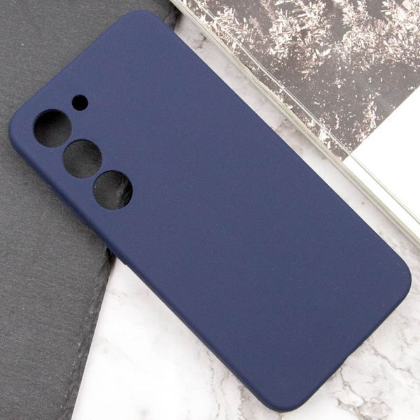 Чохол Silicone Cover Lakshmi Full Camera (AAA) для Samsung Galaxy S24 Темно-синій / Midnight blue 286895 фото