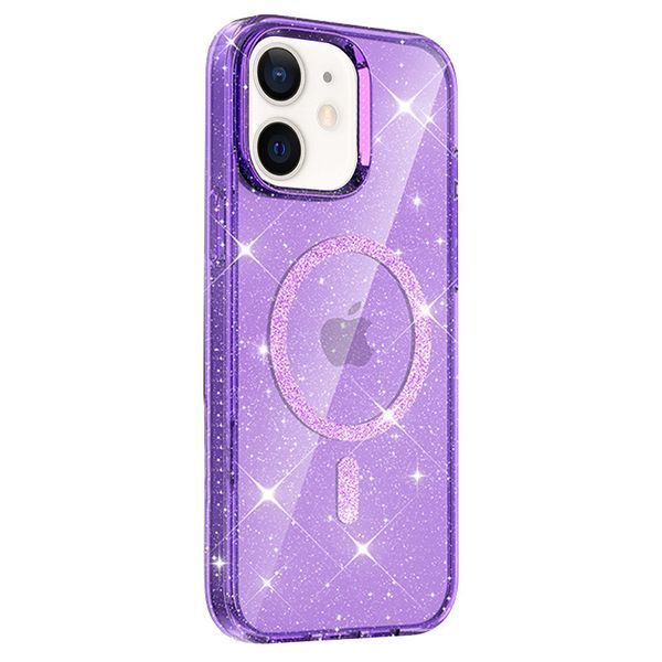 Чохол TPU Eclipse Sparkle (MagFit) для Apple iPhone 11 (6.1") Purple 360358 фото