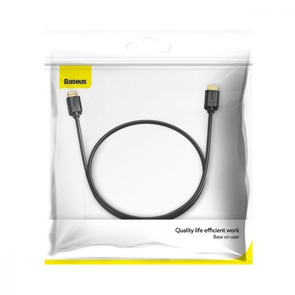 Кабель Baseus High Definition HDMI Male To HDMI Male (1m) CAKGQ-A01 Black 278595 фото