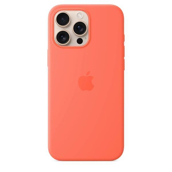 Чохол-накладка Apple iPhone 16 Pro Max Apple Silicone Case MagSafe Tangerine 356907 фото