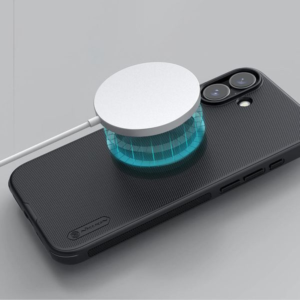 Чохол Nillkin Matte Magnetic Pro для Apple iPhone 16 (6.1") Чорний / Black 326092 фото