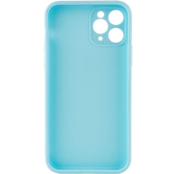 Силіконовий чохол Candy Full Camera для Apple iPhone 11 Pro Max (6.5") Бірюзовий / Turquoise 205923 фото