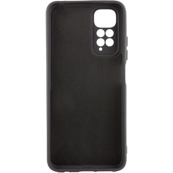 Чохол TPU GETMAN Liquid Silk Full Camera для Xiaomi Redmi 10 Чорний / Black 323796 фото