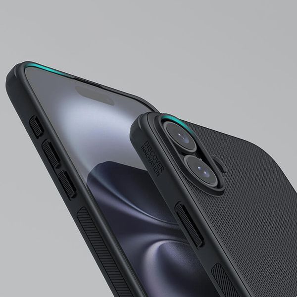 Чохол Nillkin Matte Magnetic Pro для Apple iPhone 16 (6.1") Чорний / Black 326092 фото