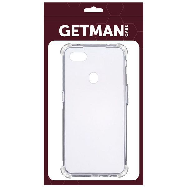 TPU чохол GETMAN Ease logo посилені кути для Oppo A73 (2017) Безбарвний (прозорий) 262020 фото