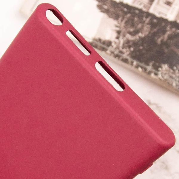Чохол TPU GETMAN Liquid Silk Full Camera для Samsung Galaxy S24 Ultra Бордовий / Marsala 397587 фото