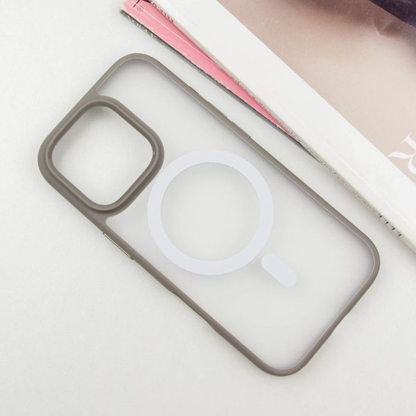 TPU+PC чохол Blueo Skin Friendly Frosted with MagSafe для Apple iPhone 16 Pro Max (6.9") 399217 фото