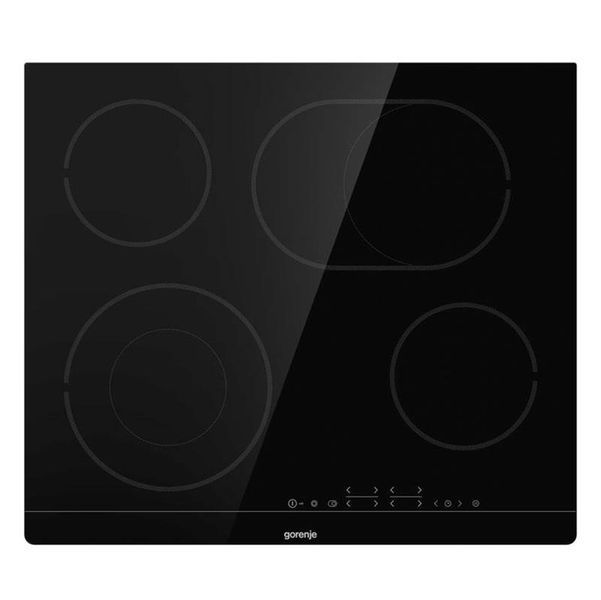 Варильна поверхня Gorenje електрична, 60см, розширена зона, чорний (ECT643BSC) 366817 фото