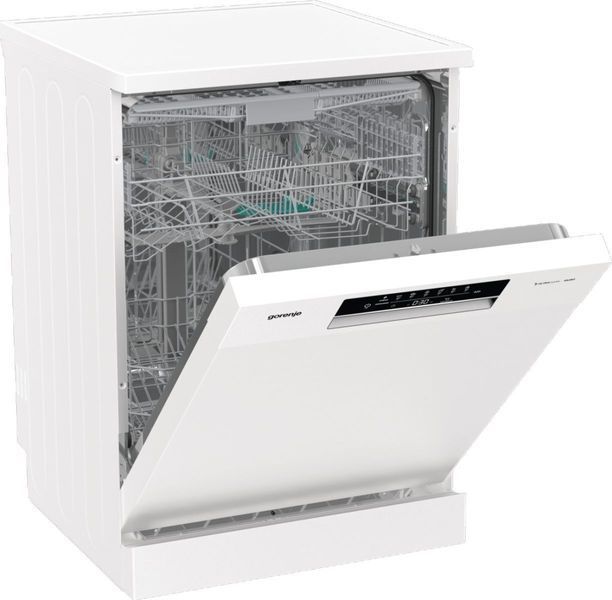 Посудомийна машина Gorenje, 16компл., A+++, 60см, дисплей, 3 кошика, AquaStop, білий (GS643E90W) 374275 фото