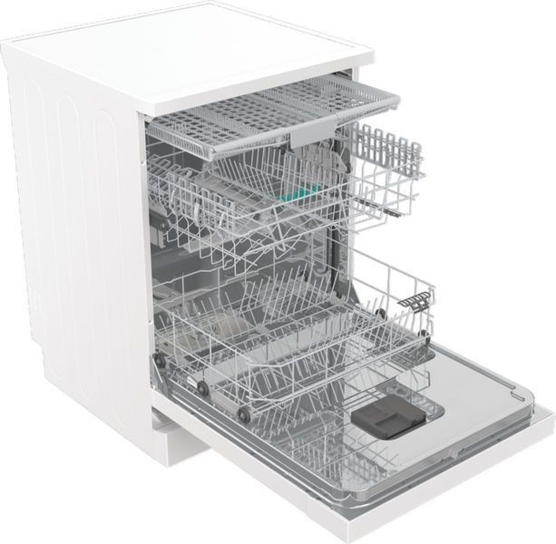 Посудомийна машина Gorenje, 16компл., A+++, 60см, дисплей, 3 кошика, AquaStop, білий (GS643E90W) 374275 фото