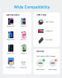 кабель ANKER 322 USB-C to Lightning - 1.8m Nylon (Білий) 306978 фото 4