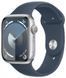Смарт-годинник Apple Watch Series 9 GPS 41mm Silver Aluminium Case With Storm Blue Sport Band S/M MR903 276851 фото 1