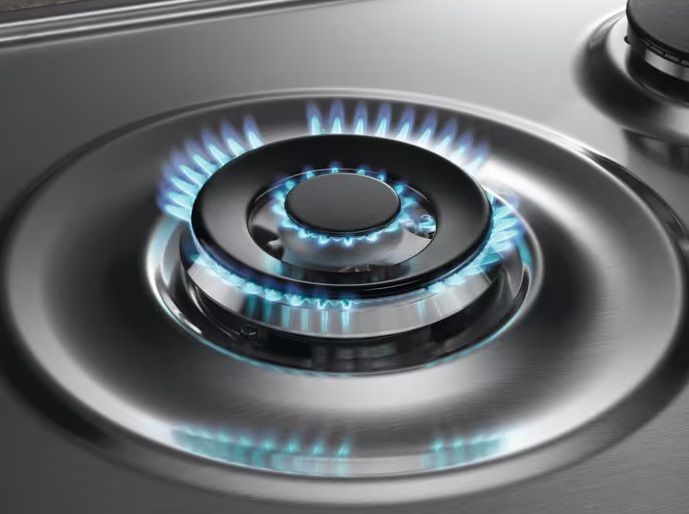 Варильна поверхня Electrolux газова, 60см, чавун, нерж (KGS64562SX) 367790 фото