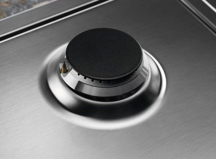 Варильна поверхня Electrolux газова, 60см, чавун, нерж (KGS64562SX) 367790 фото