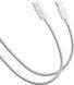 Кабель Xiaomi Braided Type-C-Type-C 6A 2m (BHR087AGL)білий 400737 фото 2