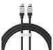 Кабель Baseus CoolPlay Series Type-C To Type-C 100W (1m) CAKW000201 Black 275978 фото 1
