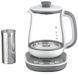 Електрочайник Tefal Tastea tea maker 1.5л, скло, заварник, біло-сірий (BJ551B10) 368650 фото 1
