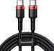Кабель Baseus Cafule PD2.0 100W Flash Charging USB For Type-C Cable (20V 5A)2m Red+Black (CATKLF-AL91) 266777 фото 5