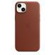 Чохол-накладка Apple iPhone 14 Plus Leather Case with MagSafe - Umber (MPPD3) 257301 фото 1