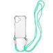 Чохол TPU CrossBody with straps для Apple iPhone 16 Plus (6.7") Transparent 359079 фото 1