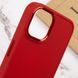 TPU чохол Bonbon Metal Style для Apple iPhone 14 (6.1") Червоний / Red 257168 фото 5
