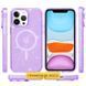 Чохол TPU Galaxy Sparkle (MagFit) для Apple iPhone 16 Plus (6.7") Purple+Glitter 317026 фото 2