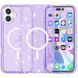 Чохол TPU Galaxy Sparkle (MagFit) для Apple iPhone 16 Plus (6.7") Purple+Glitter 317026 фото 5