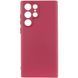 Чохол TPU GETMAN Liquid Silk Full Camera для Samsung Galaxy S24 Ultra Бордовий / Marsala 397587 фото 2
