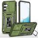 Ударостійкий чохол Camshield Army Ring для Samsung Galaxy S22+ Оливковий / Army Green 285626 фото 6