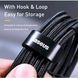 Кабель Baseus Cafule PD2.0 100W Flash Charging USB For Type-C Cable (20V 5A)2m Red+Black (CATKLF-AL91) 266777 фото 3